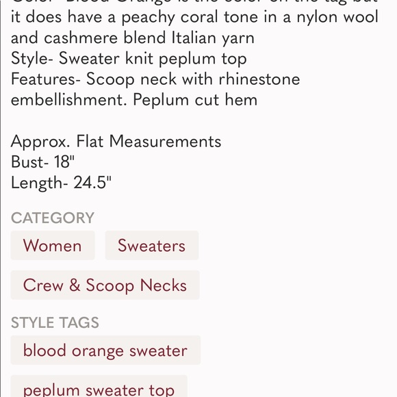 Banana republic peplum sweater - Picture 5 of 7